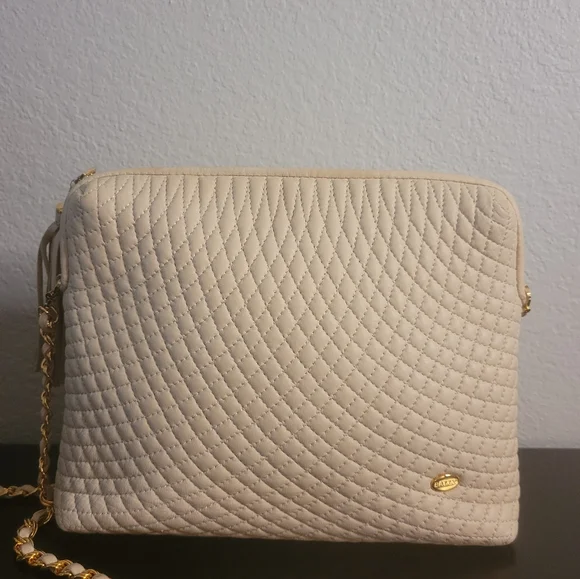 Bally Quilted Leather Chain  Crossbody Bag - Picture 2 of 16